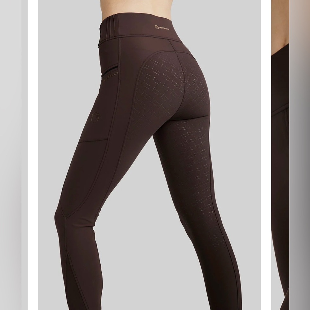 MoRosie Pintucks Pull On with Crystals - Brown, Fullgrip